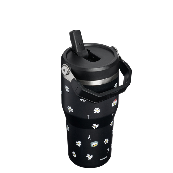 ICEFLOW FLIP STRAW 2.0 TUMB ZO&FRIENDS BLACK