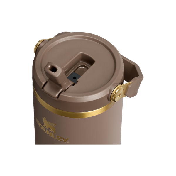 THE ICEFLOW™ FLIP STRAW 2.0 TUMBLER ESPRESSO GOLD