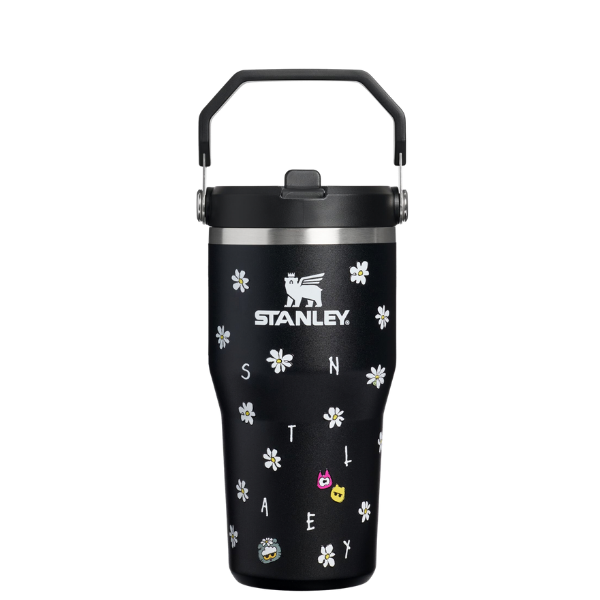 ICEFLOW FLIP STRAW 2.0 TUMB ZO&FRIENDS BLACK