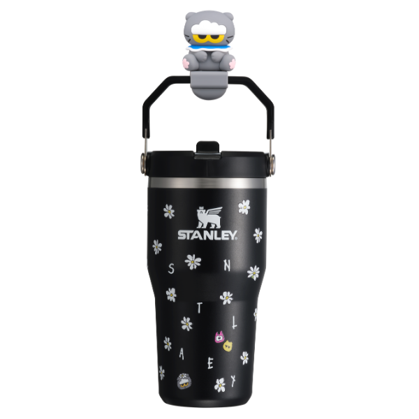 ICEFLOW FLIP STRAW 2.0 TUMB ZO&FRIENDS BLACK